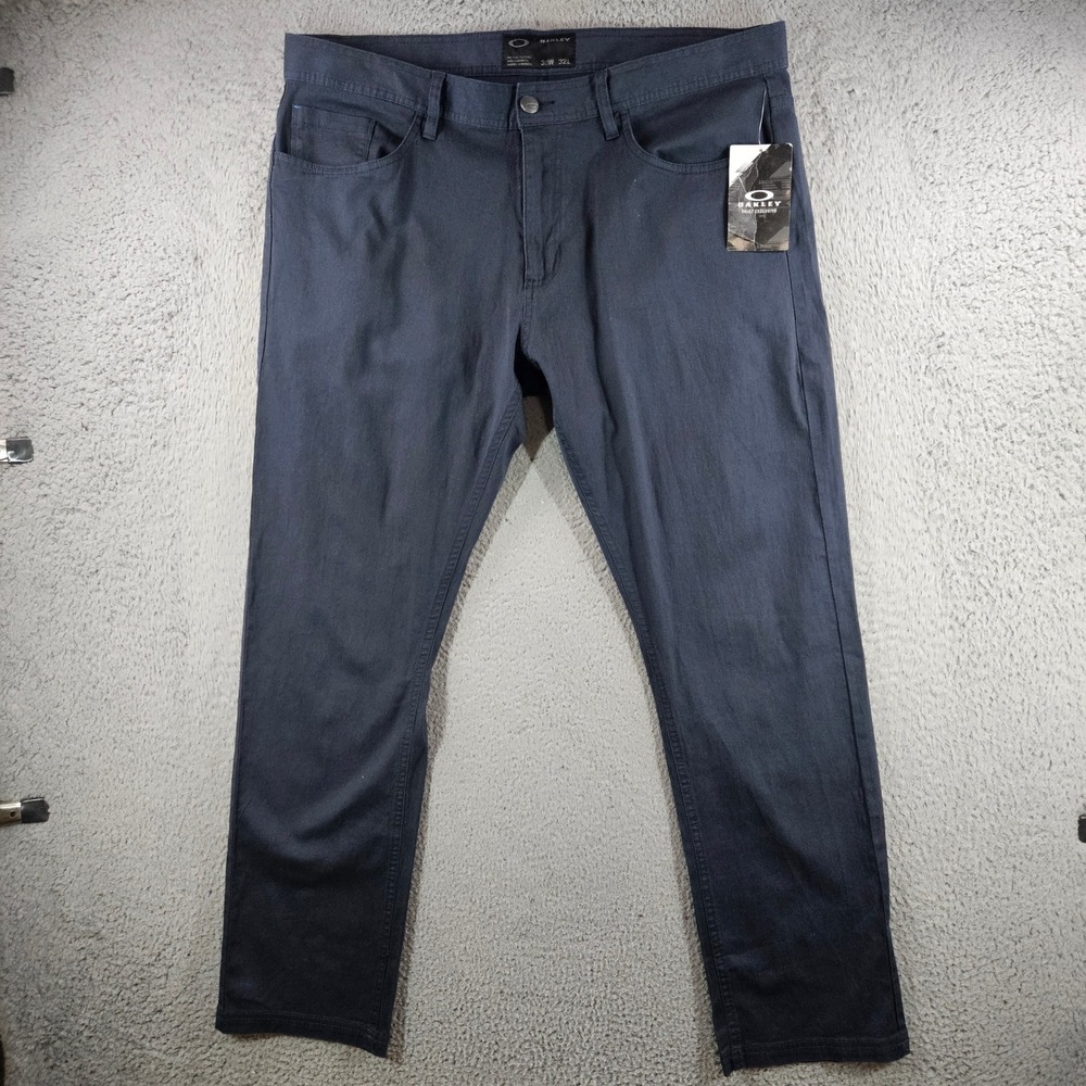 Oakley‎ 40's Pant Mens 38x32 Graphite Grey Stretch Cotton Casual Trousers